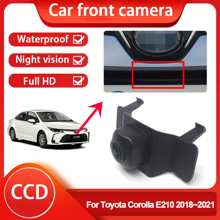 

HD CCD AHD автомобильная парковочная камера с ночным видением и логотипом для Toyota Corolla E210 2018 2019 2020 2021