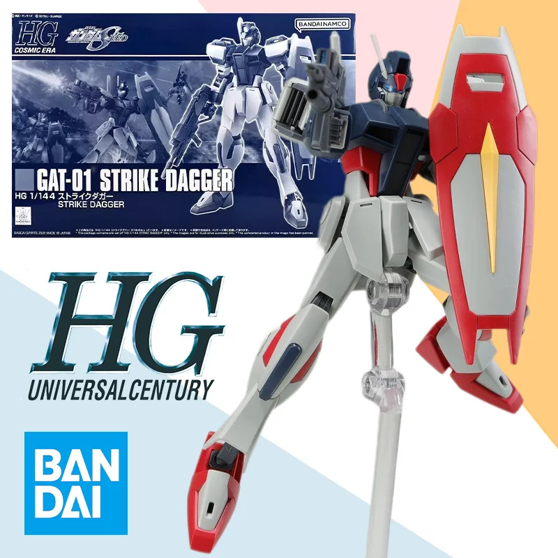 

Bandai оригинальный HGUC 1/144 мобильный костюм Gundam GAT-01 удар кинжал анинм PB ограниченная экшн-сборка фигурка модель игрушка Подарки