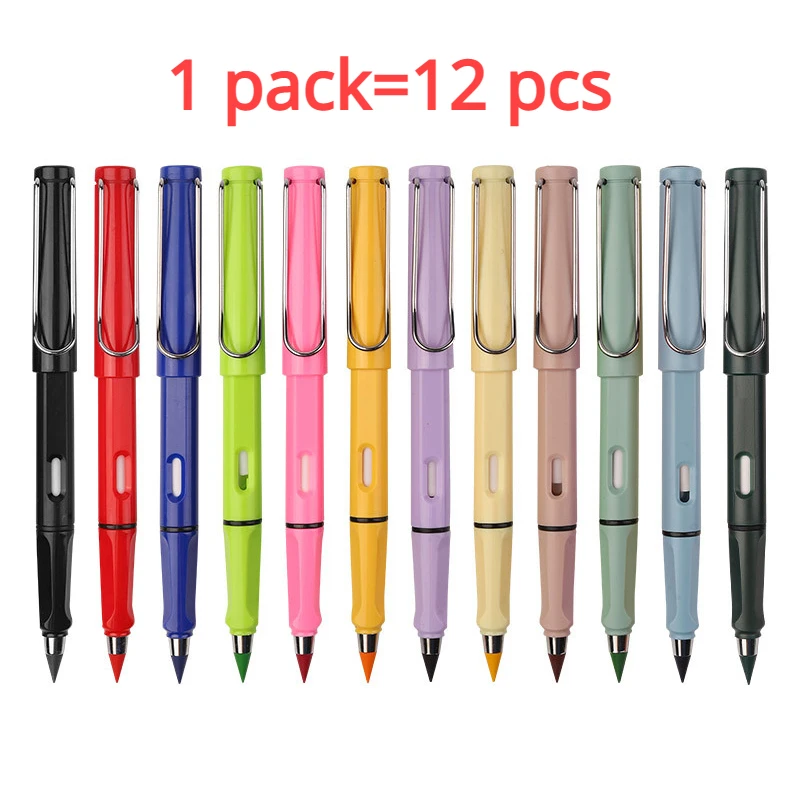 Unlimited 12 Colors/pack Infinity Pencils Writing Drawing Sc