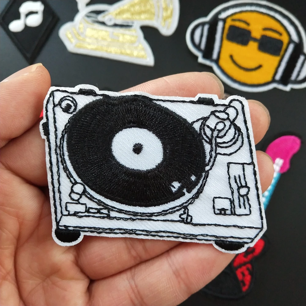 Музыкальные нашивки 10 стилей наклейки сделай сам нашивка для гитары утюгом