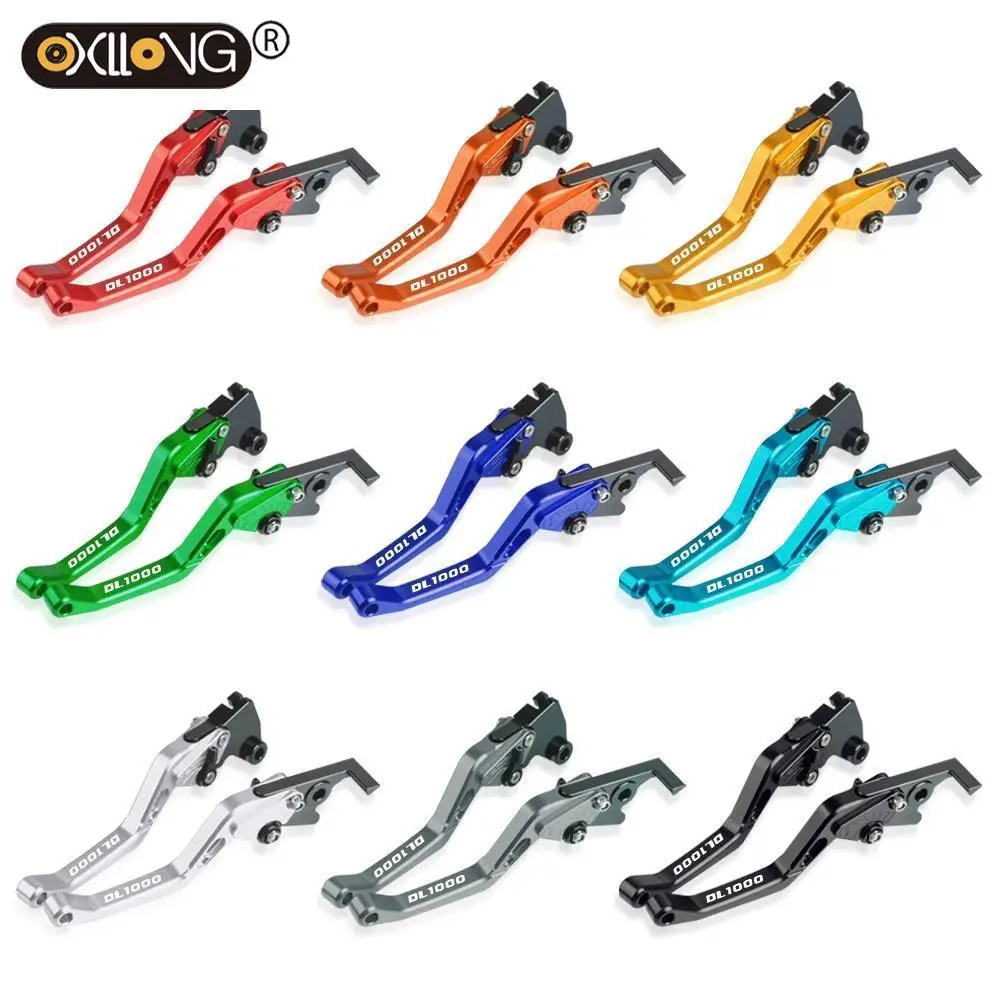 

For Suzuki DL1000 V-STROM Motorcycle Parts Short Aluminum Adjustable Brake Clutch Levers DL1000 VSTROM 2002-2016 2014 2015