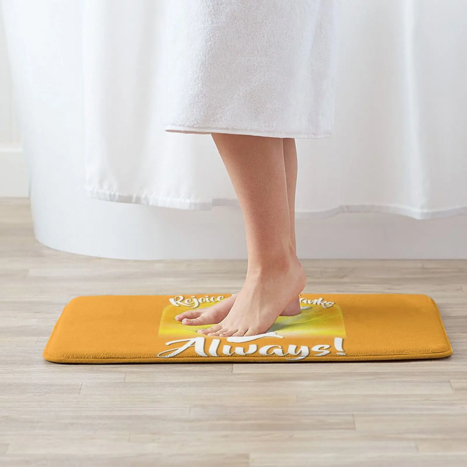 Радуйтесь и всегда Спасибо!-коврик для дверей из сосалонийцев 5: 16-18 нескользящий