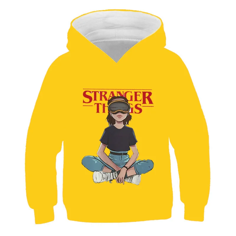 Детские толстовки с капюшоном очень странные дела 4 шт. |