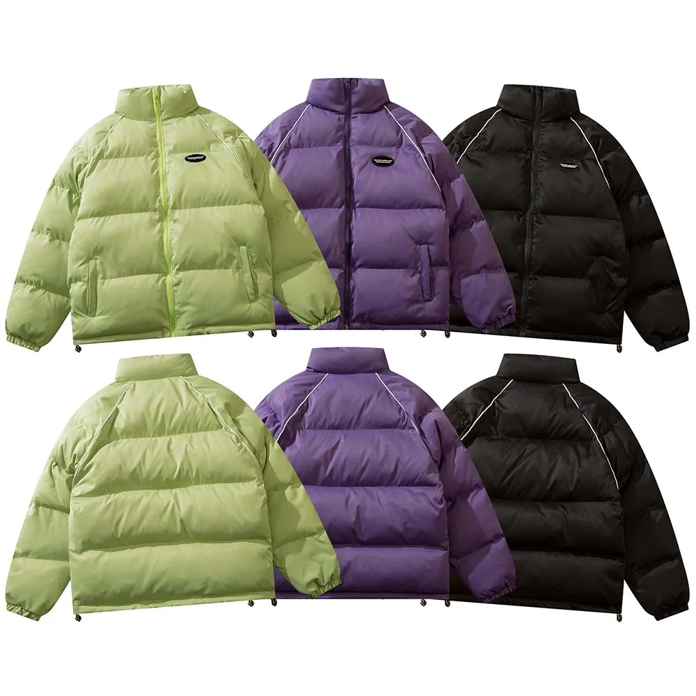 Vintage unisex puffer jacket 2022 Autumn And Winter street wear parkas winter snow jacket men harajuku coats men