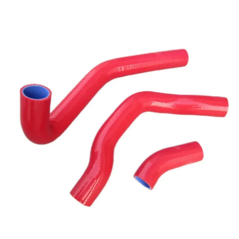 Фото Комплект из 3 силиконовых патрубков радиатора для Nissan Silvia 180SX 200SX S13 CA18DET 1989-1994 годов выпуска (подходит для моделей 90, 91, 92, 93, 94 годов) №3