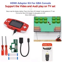 32 pin gba hdmi adapter hdtv converter pcb kit for 32 pin gameboy advance gba console