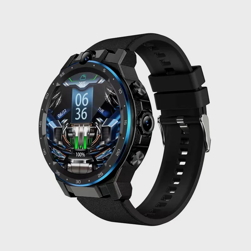 

New Man Watch Men Smartwatch Wifi Dual Camera Heartrate Sport Blue Tooth Call System Music Surprise Price Wearable Devices Smart
