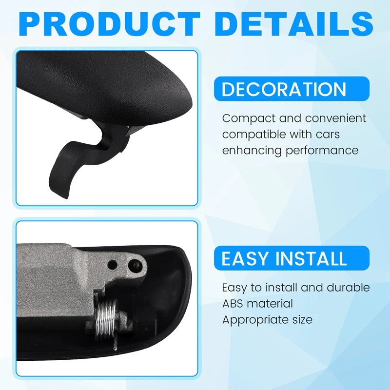Автомобильная внешняя дверная ручка для Ford Fiesta 1995-2002 KA Street 1996-2008