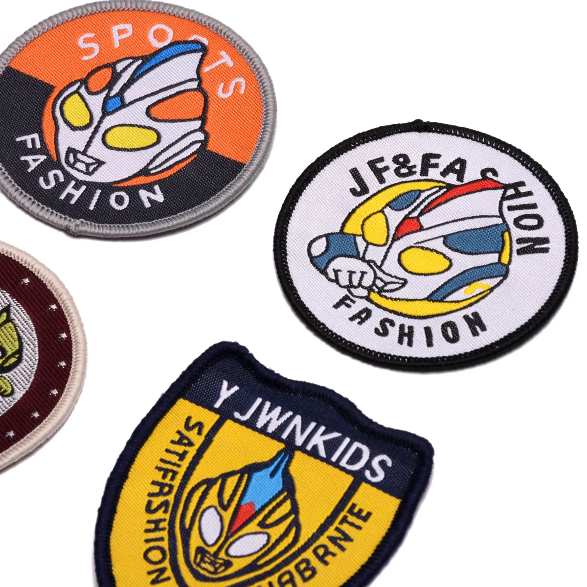 Милые забавные детские тканевые наклейки с героями мультфильмов для вышивания