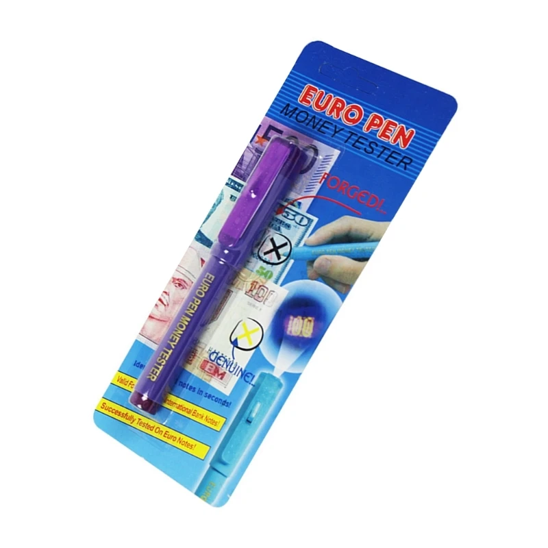 2 в 1 детектор поддельных банкнот тестер ручка универсальная портативная