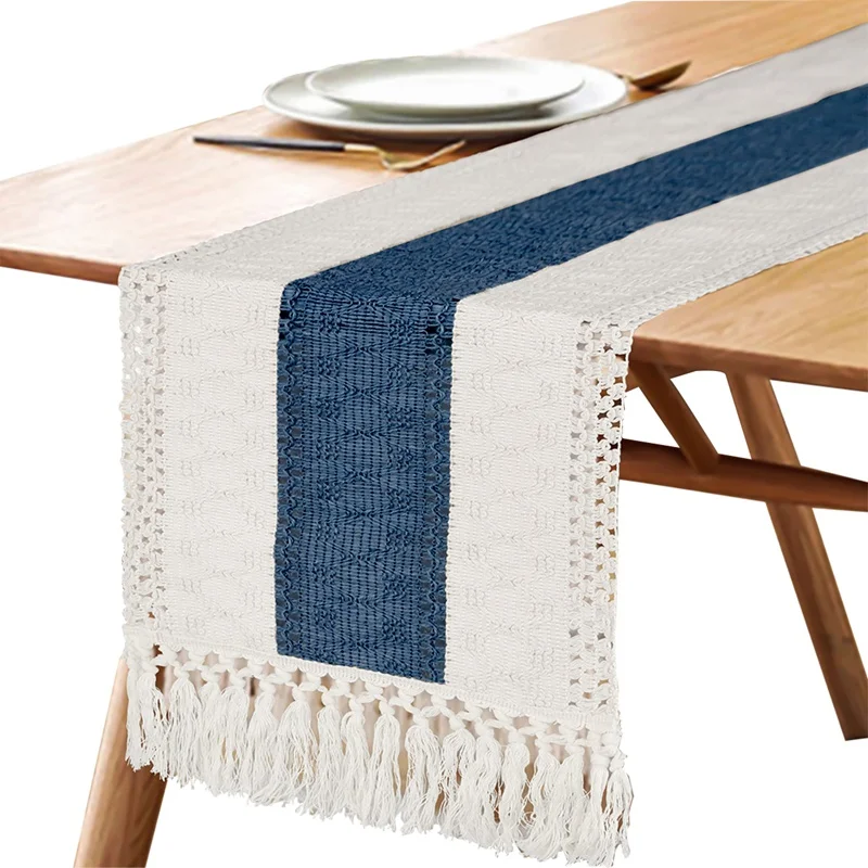 30x180 см джутовая льняная винтажная скатерть из натурального мешковины