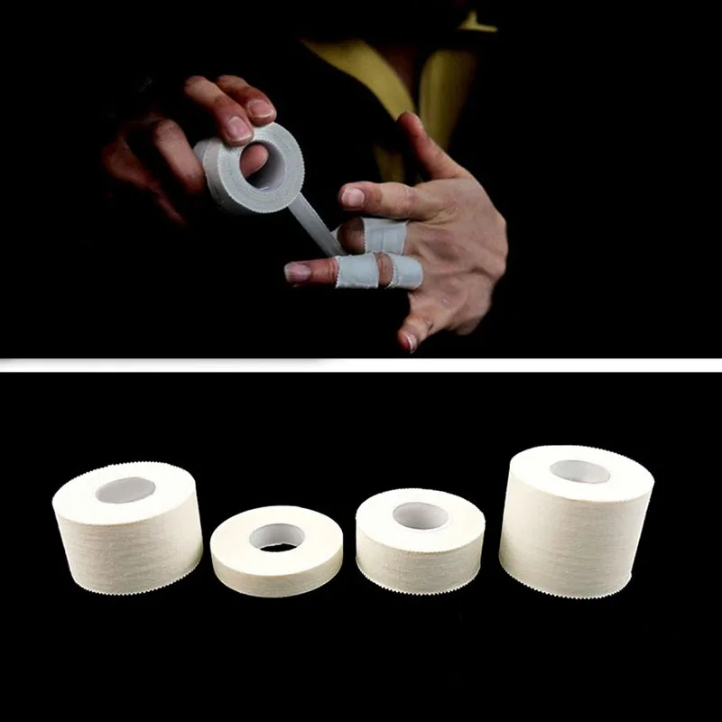 

Sports Tape White Tape Kinesiology Sensitive Skin Roll Band-aid Muscle Elastic Bandage Strain Injury Support Dropship