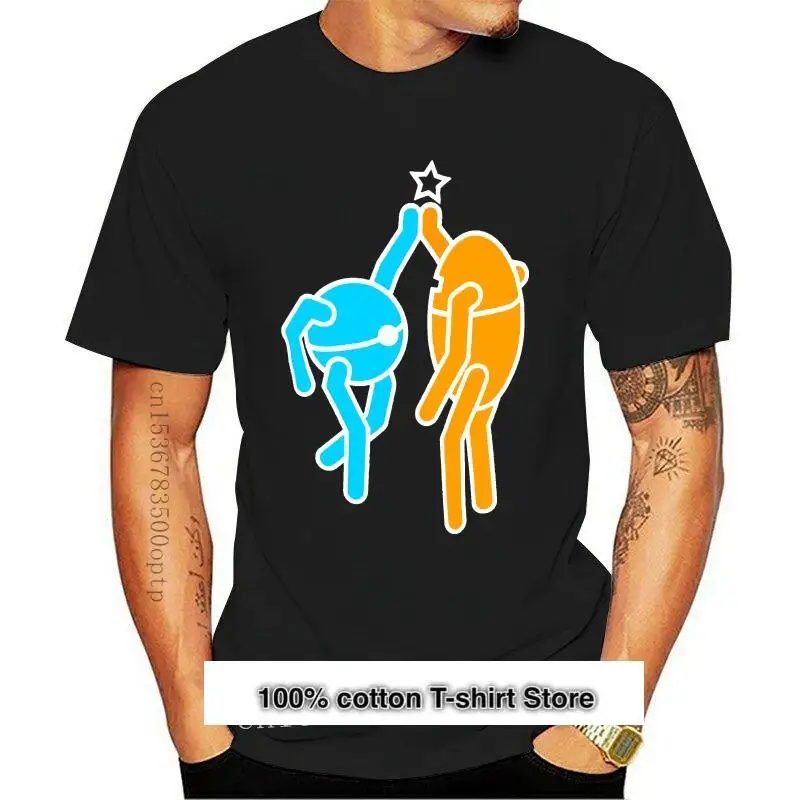 

Летняя футболка с изображением портала 2 Hi Five