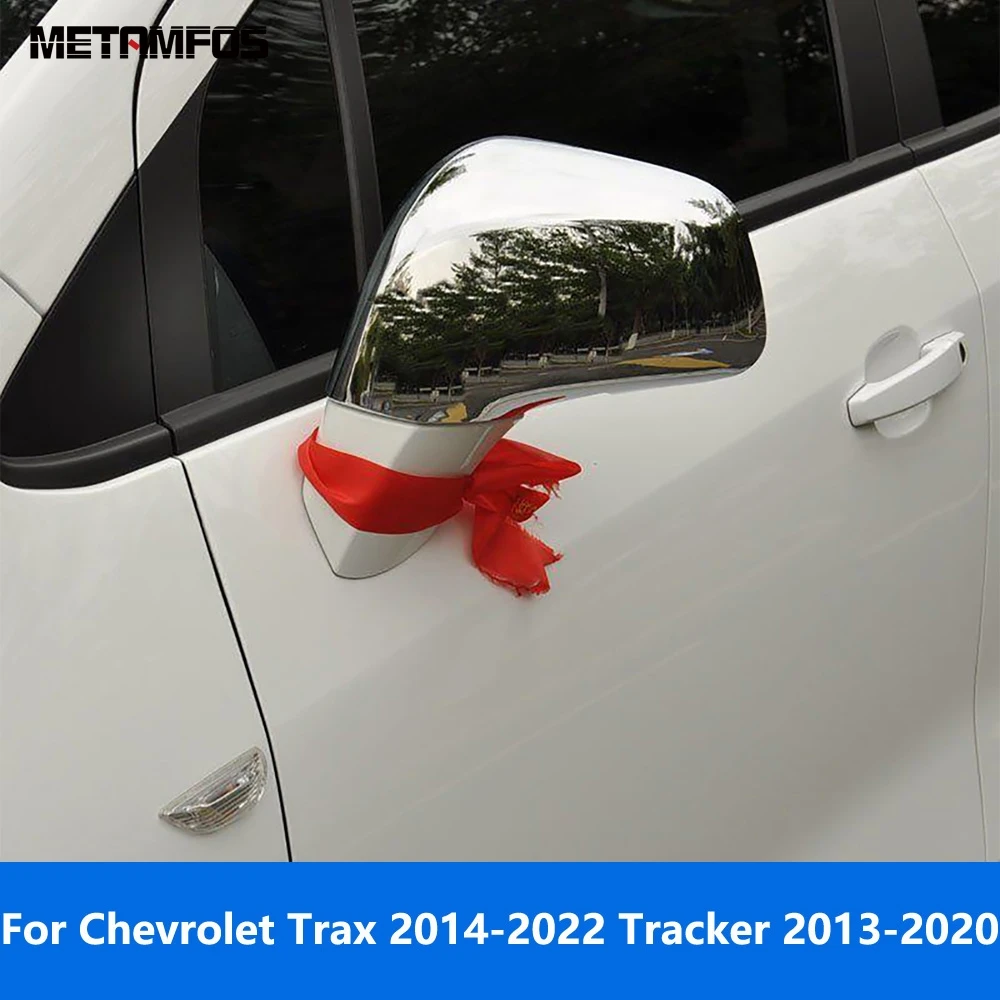 

Накладка на боковое зеркало заднего вида для Chevrolet Trax 2014-2022 2021 2022 Tracker 2013-2020, хромированная защитная крышка, аксессуары