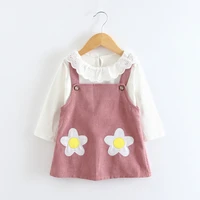 autumn new korean style baby girl skirt suit girls long sleeve two piece suit baby autumn clothing clothes western style