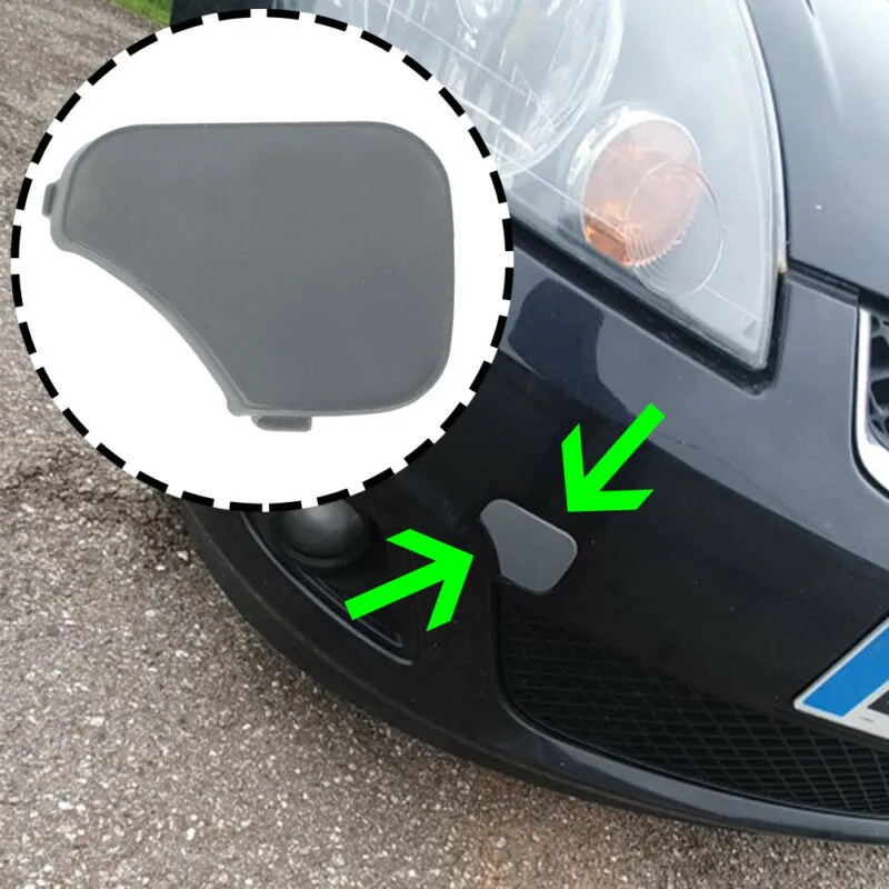 

1pc Tow Hook Cover ABS Eye Cover For Ford Fiesta MK6 05-08 Towing Hook