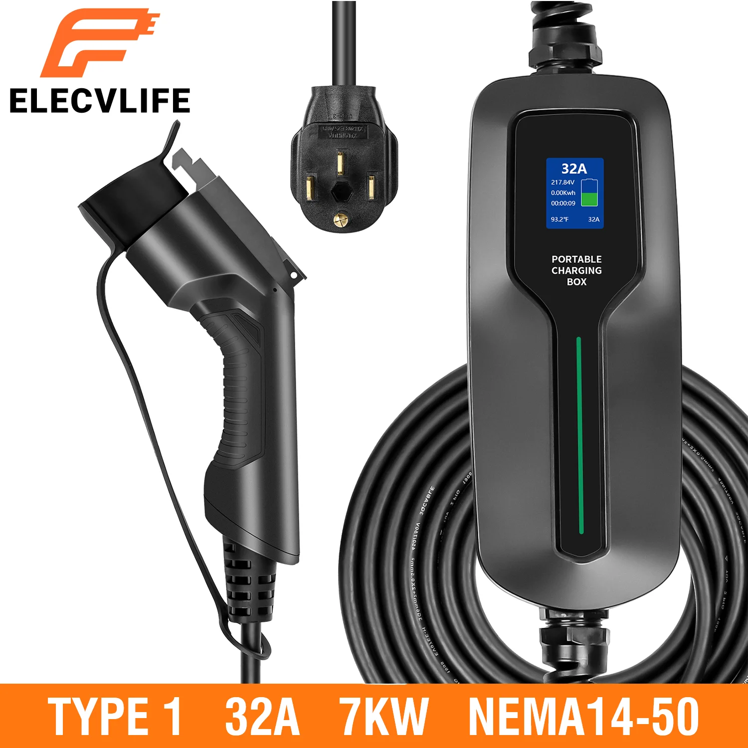 Portable Vehicle Charger 32A 7	