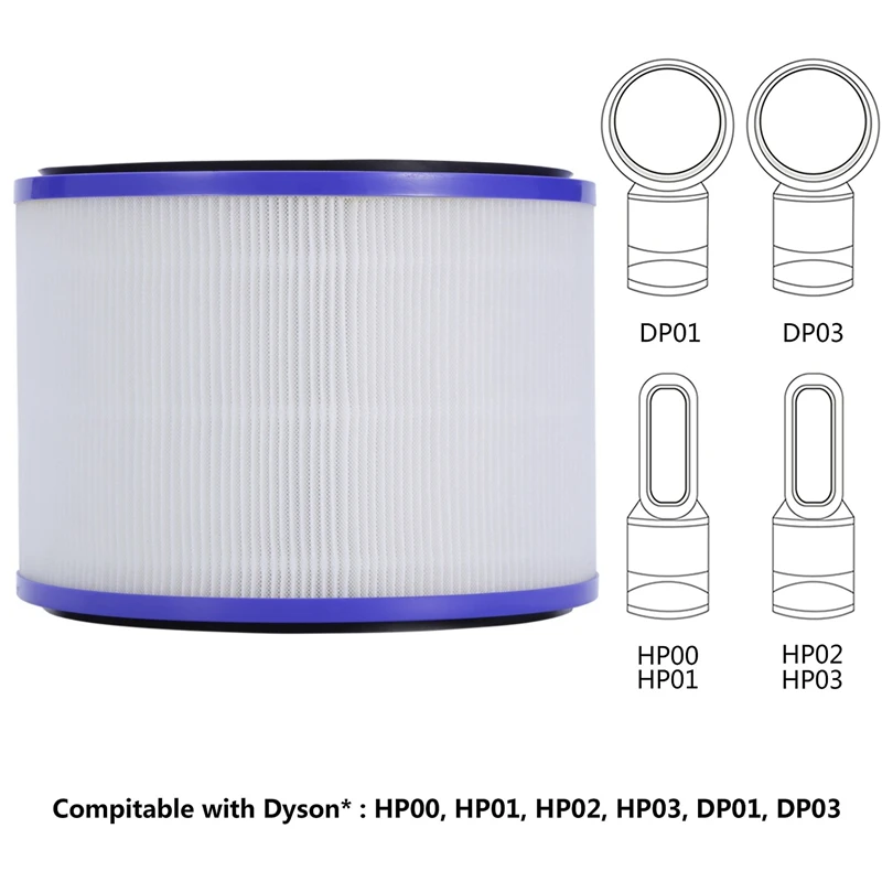 Сменный HEPA-фильтр для Dyson Pure Hot + Cool Link HP00 HP01 HP02 HP03 DP01 очистки воздуха