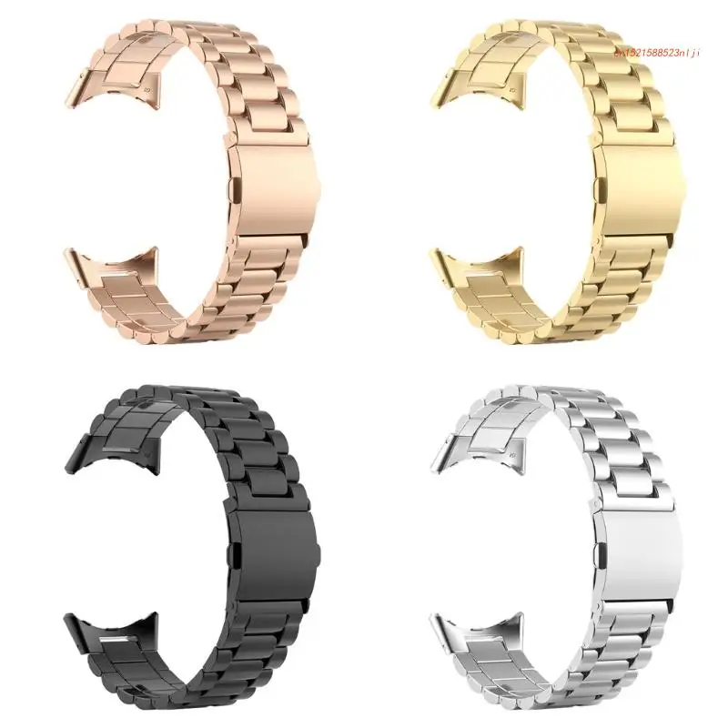 

Adjustable Metal Strap for Smartwatch Stainless Steel Bracelet Loop Wristband Accessories No Gaps Classic-Buckle Drop Shipping
