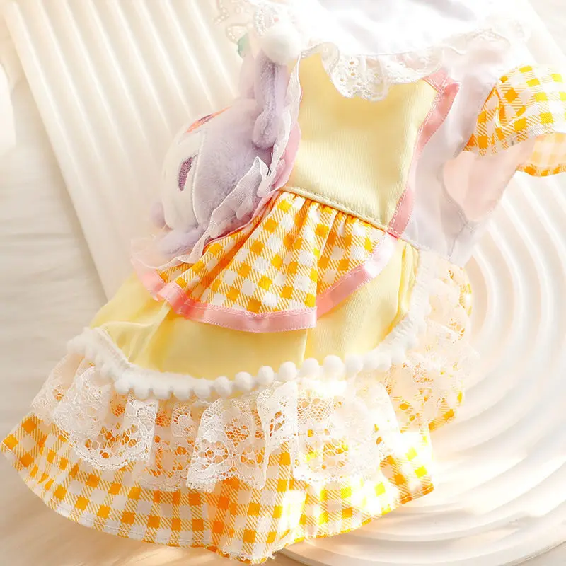 Sanrio одежда для домашних животных кошек собак Весенняя и осенняя платье принцессы