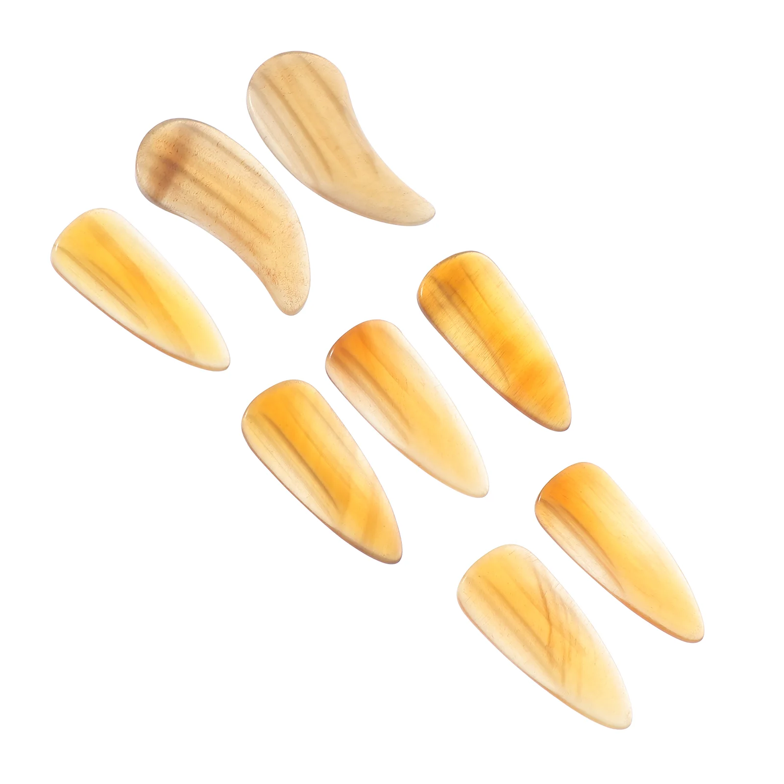 

8 Pcs Guzheng Supplies Ukelele Picks Finger Protectors Nail Accessories Guzheng Nails Aldult Zither Finger Pick