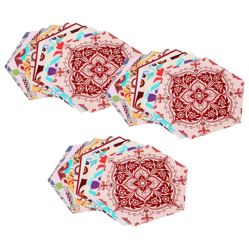 

Противоскользящая виниловая наклейка на пол для домашнего декора, наклейка с шестигранным зеркальным рисунком, самоклеящаяся наклейка, 30 шт.