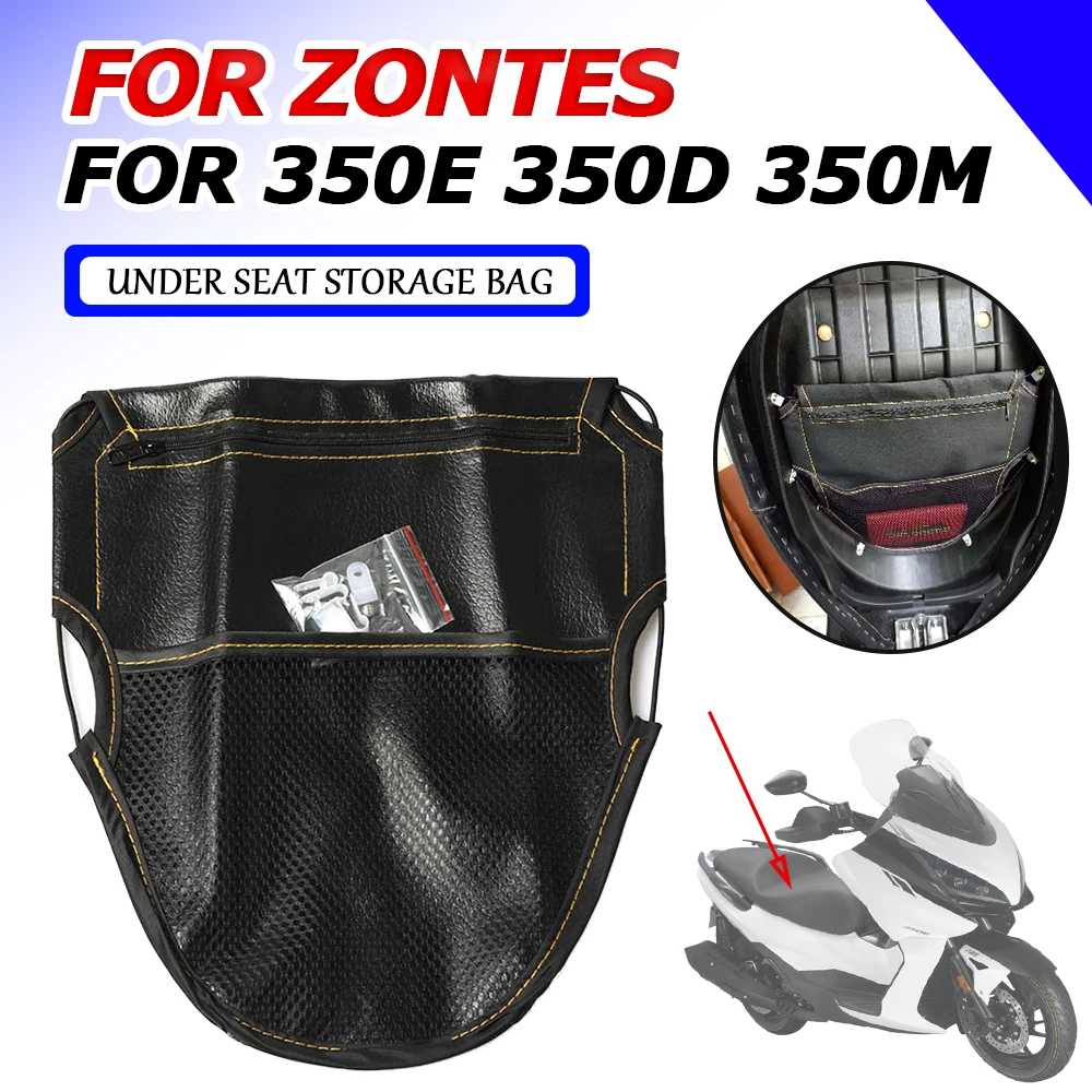 

Motorcycle Under Seat Storage Bag Pouch Tool Bag Organizer Bags Pad For Zontes 350E 350D 350M E350 D350 ZT 350 E D M ZT350E 2023