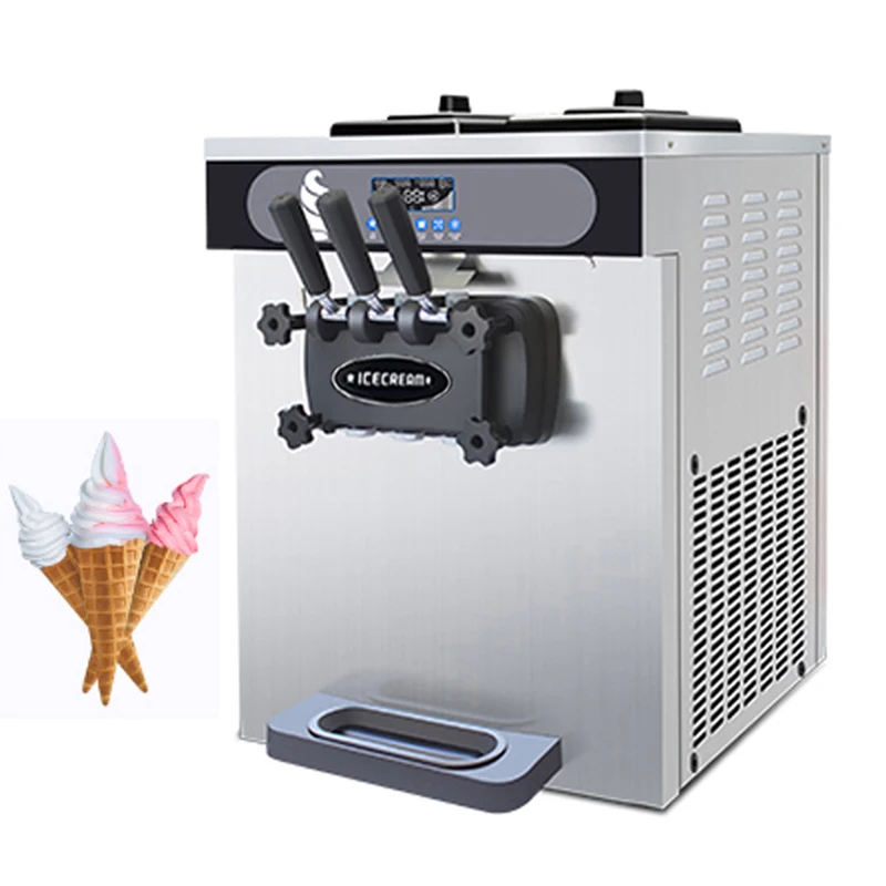 

Машина для производства мягкого мороженого с ЖК-дисплеем, 220 В, 110 В