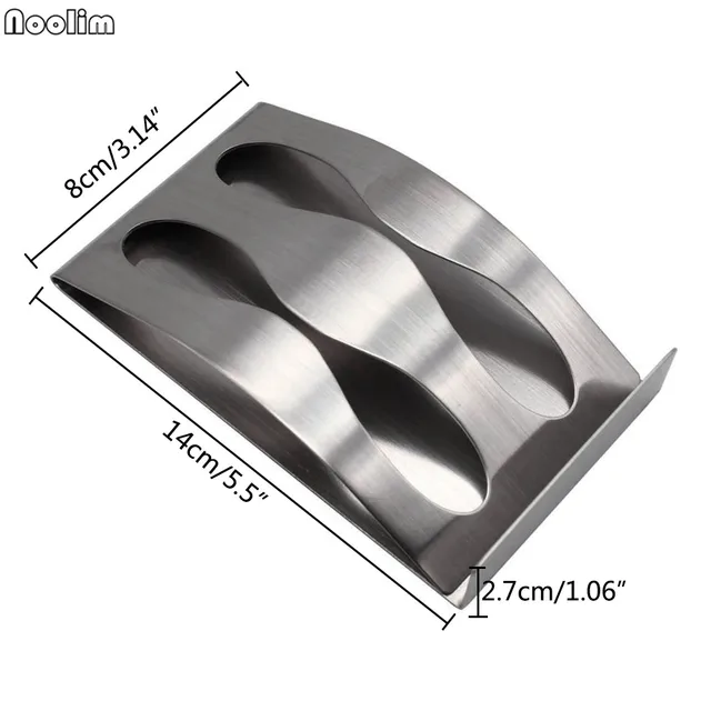 Stainless Steel Wall-Mount Toothbrush 