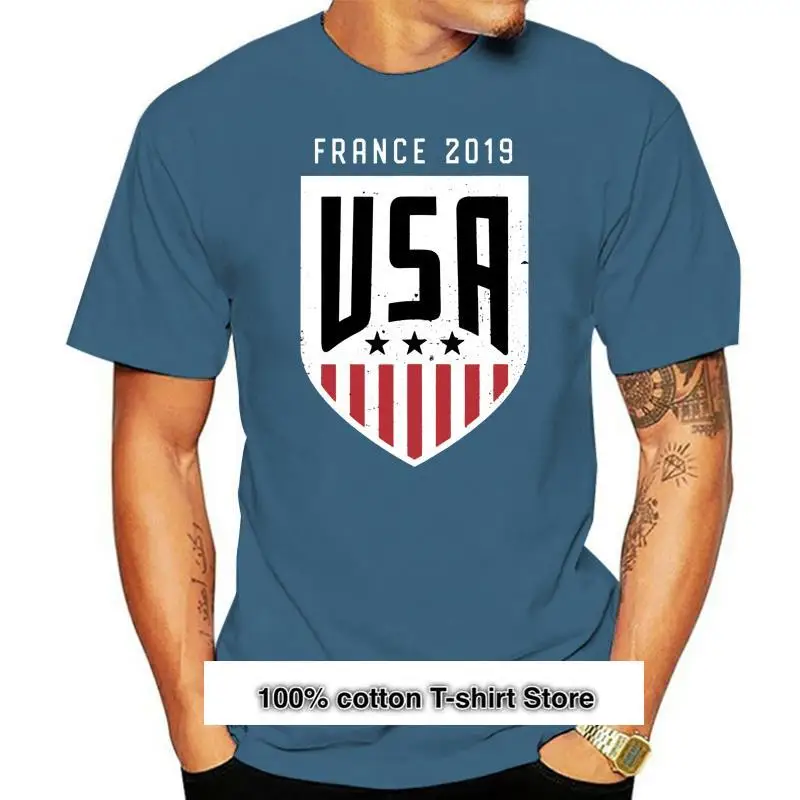 

Camiseta redonda de estilo nacional para mujer, camisa Vintage de los fanáticos del equipo de fútbol de EE. UU. Y Francia, 2022