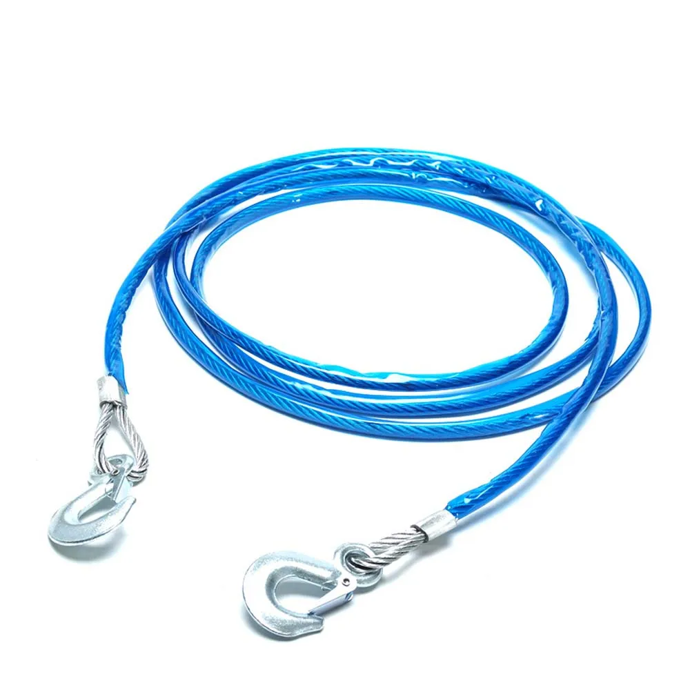 

Car Tow Rope Car Tow Rope 4M3Ton/4M5Ton/5M7Ton Wire Trailer For Car Truck Trailer SUV With Tow Hook Strong Rope Car Emergency