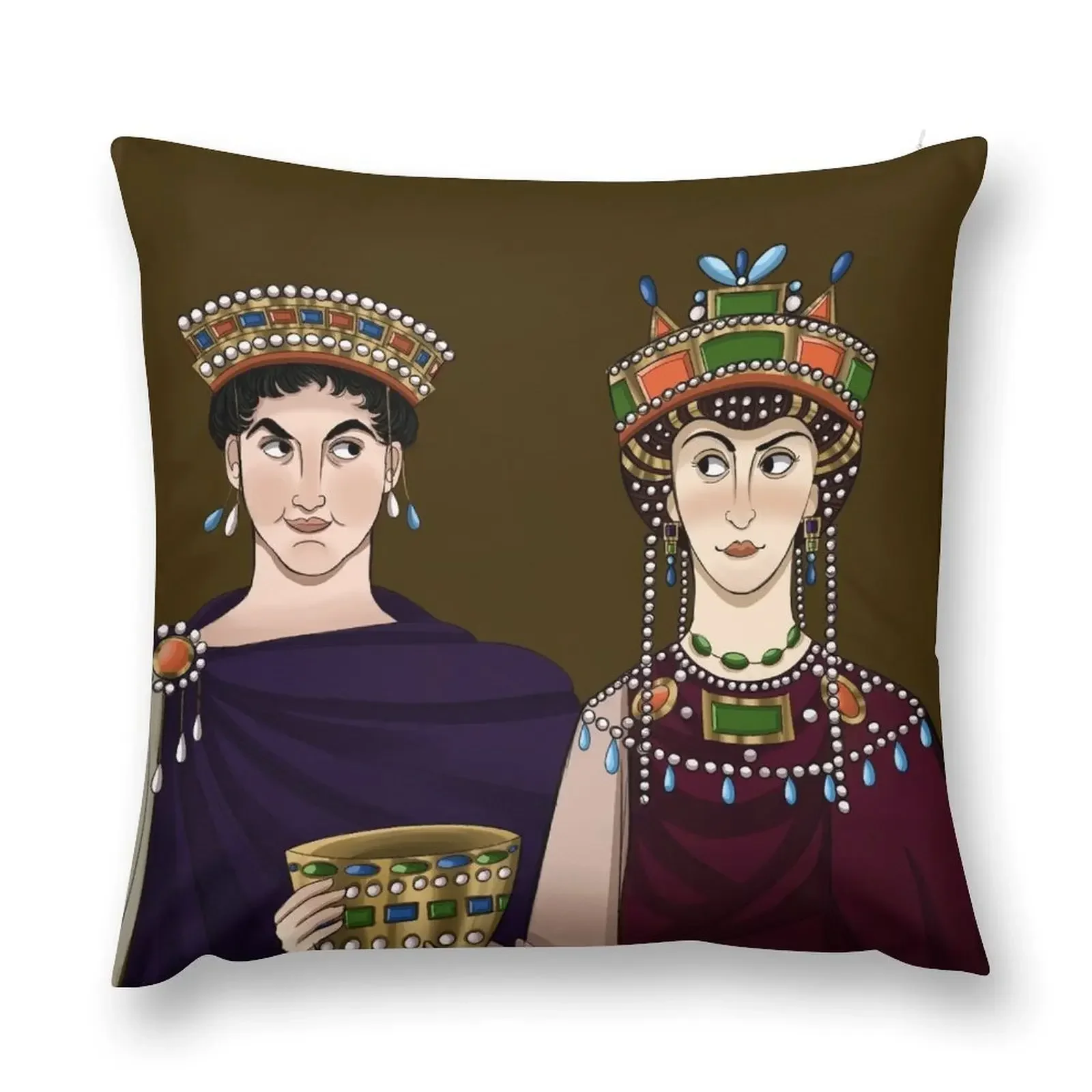 Наволочка Justinian I and Theodora полиэстер