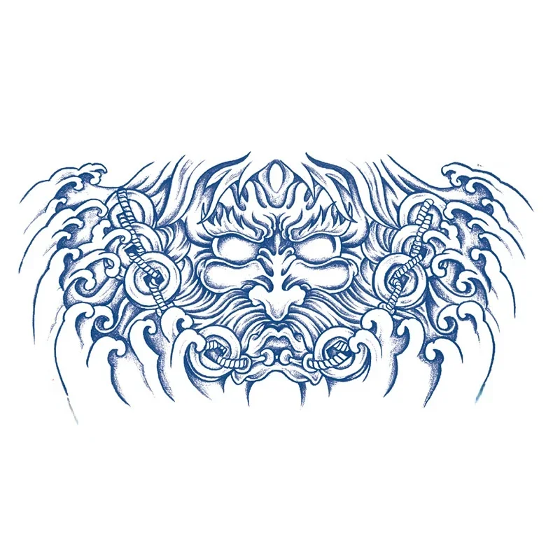 Водостойкая временная татуировка на руку с соком растений 1 шт. летняя пляжная