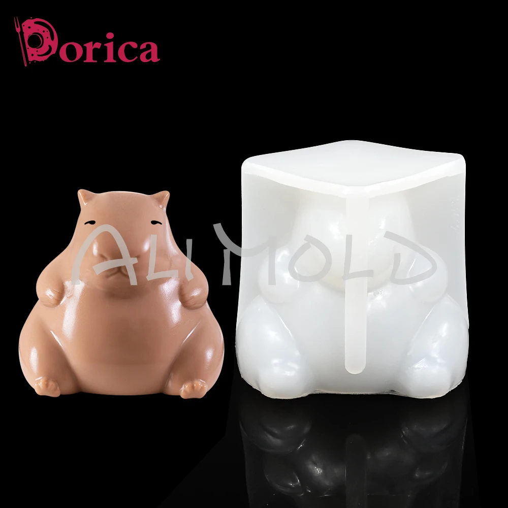 Dorica 3D капибара силиконовая форма пудинг шоколадная инструменты для украшения