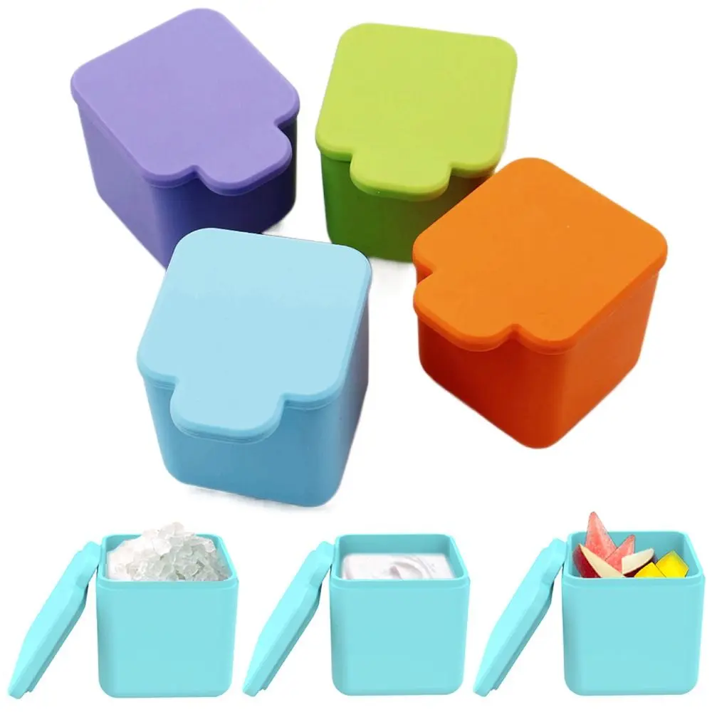 

250ML/650ML Food Storage Food Storage Container Fresh-keeping Silicone Fruit Salad Container Box Reusable Leak Proof