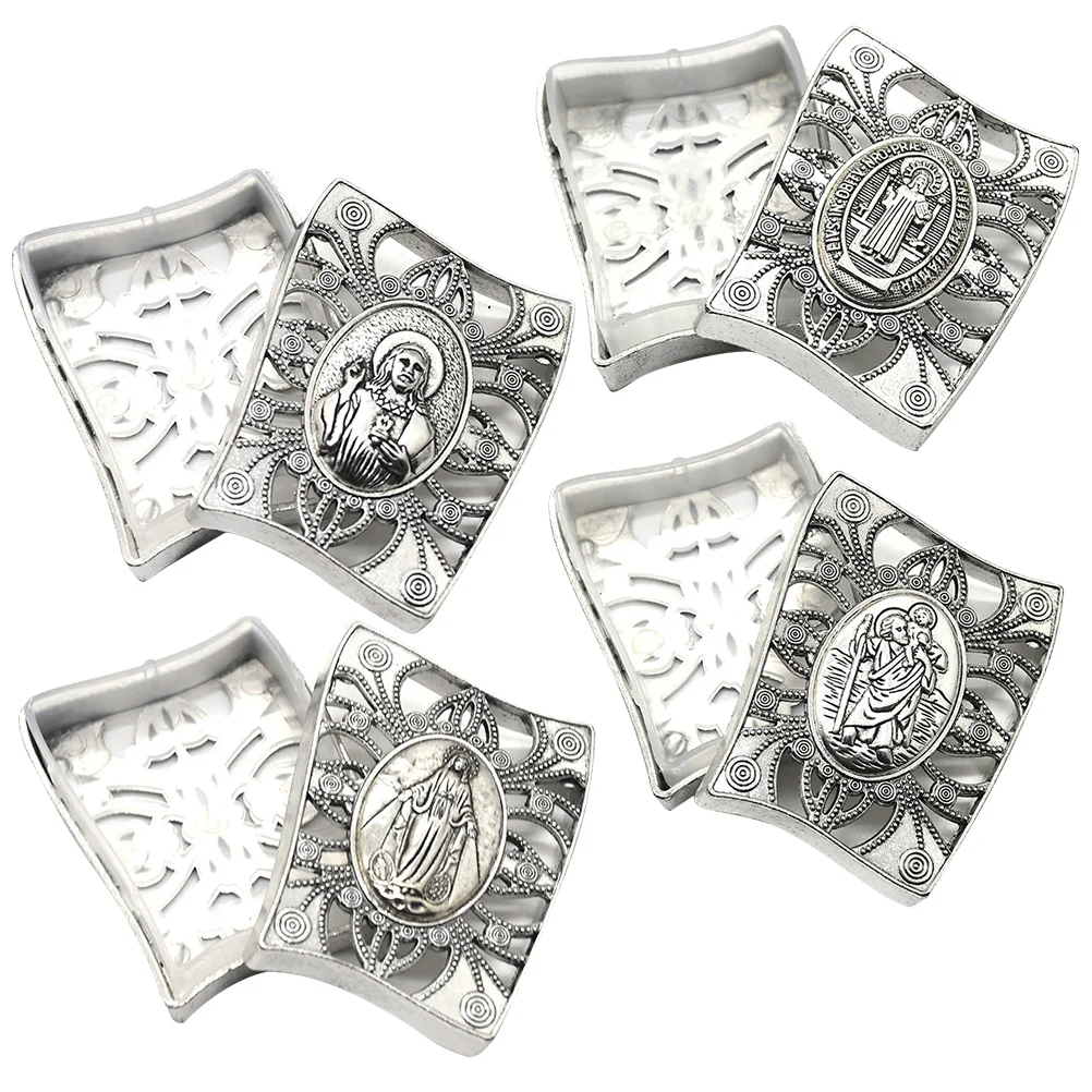 

4 Pcs Women Jewelry Case Womens Jewlery Rosary Beads Case Ring Holder Box Jewelry Container Travel Container