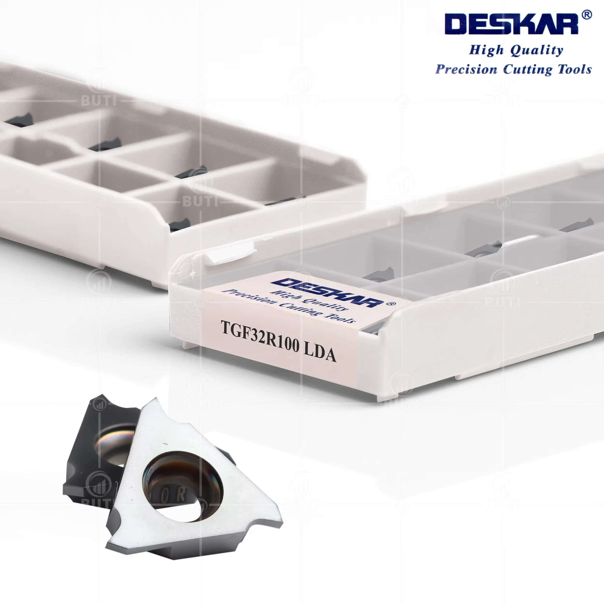 Фото DESKAR 100% Оригинальные токарные пластины TGF32R/L 040 050 060 080 085 125 LDA для станков с ЧПУ, канавочные лезвия, резцы, режущие инструменты №2