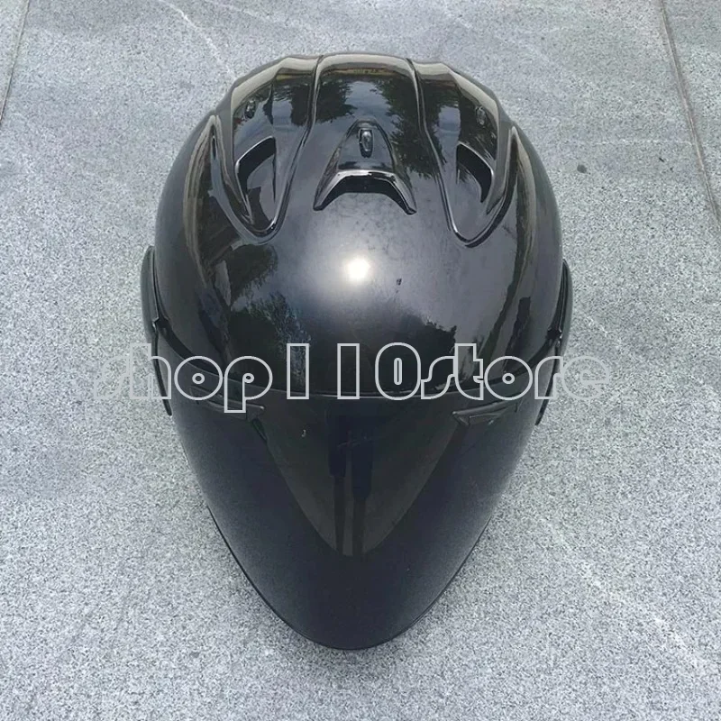 Шлем для мотоциклистов SZ RAM 3 3/4 шлем гоночных гонок черного цвета