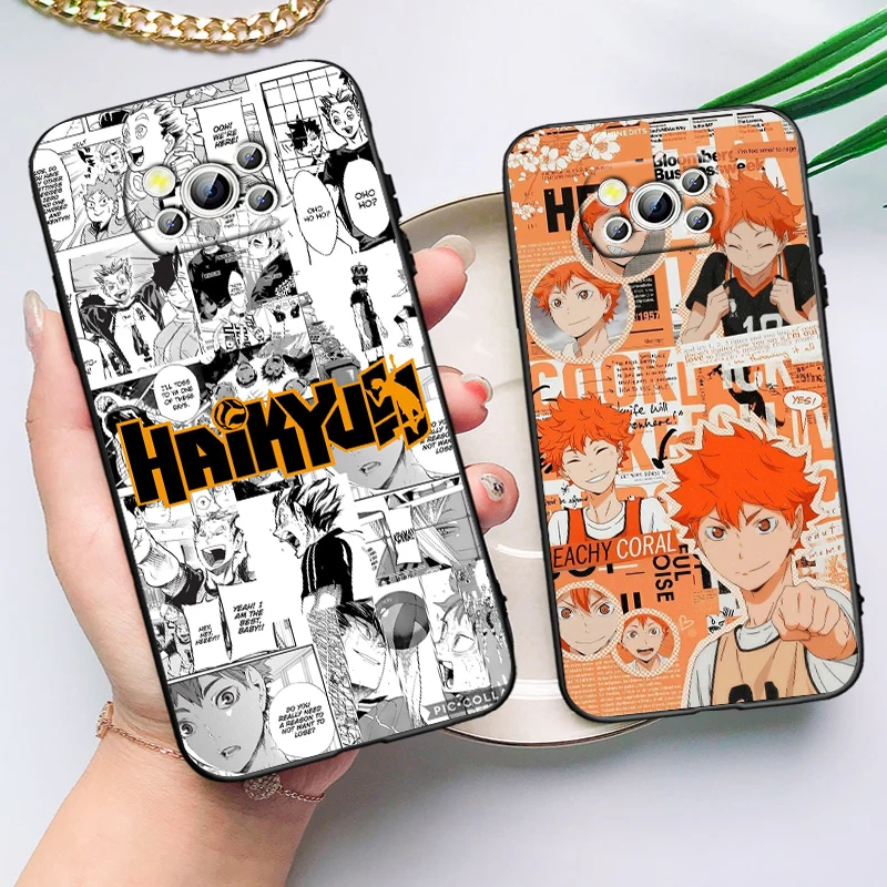 Haikyuu! Hinata для Xiaomi Poco X6 X5 X4 X3 F4 F3 NFC M6 M5 M4 GT S Pro 4G 5G C65 черный мягкий чехол телефона
