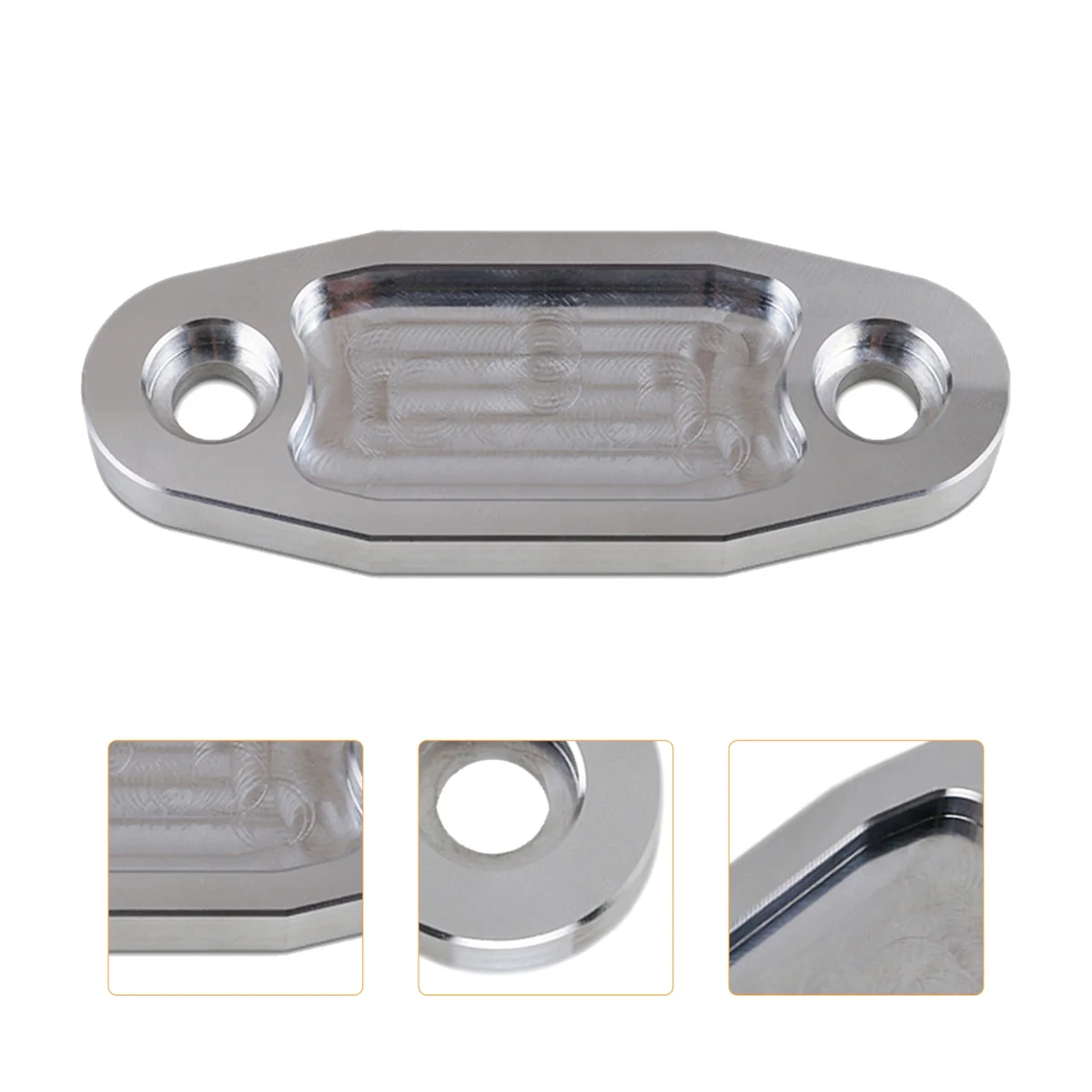 

Engine Fuel Pump Plate Auto Car Oil Port Accesories Accessories Billet Block Gadgets Accessory