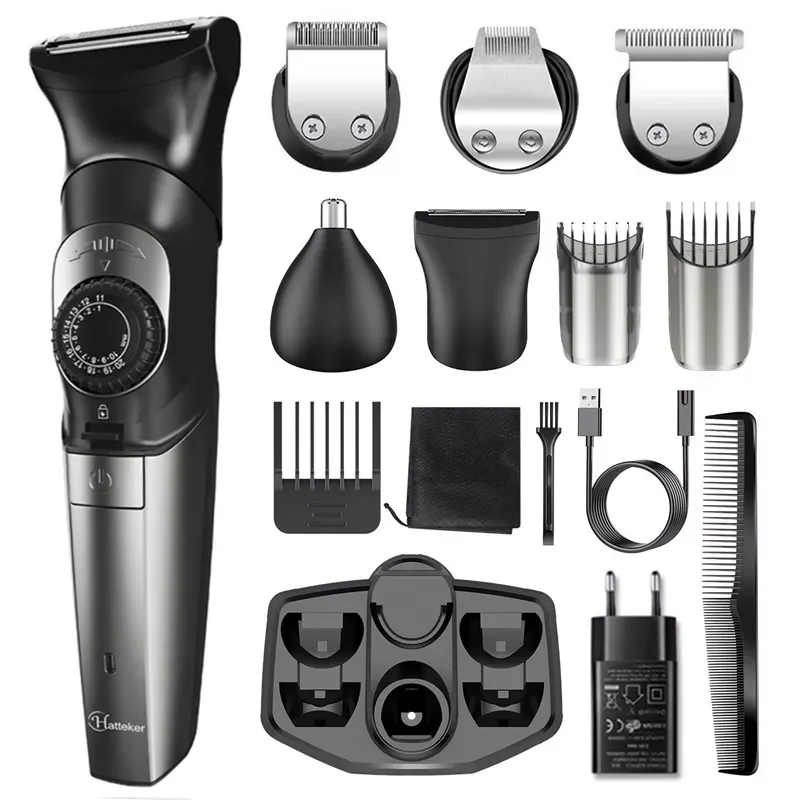 

Facial body professional electric shaver grooming kit hair shaver beard shaving machine rechargeable multi electric razor set