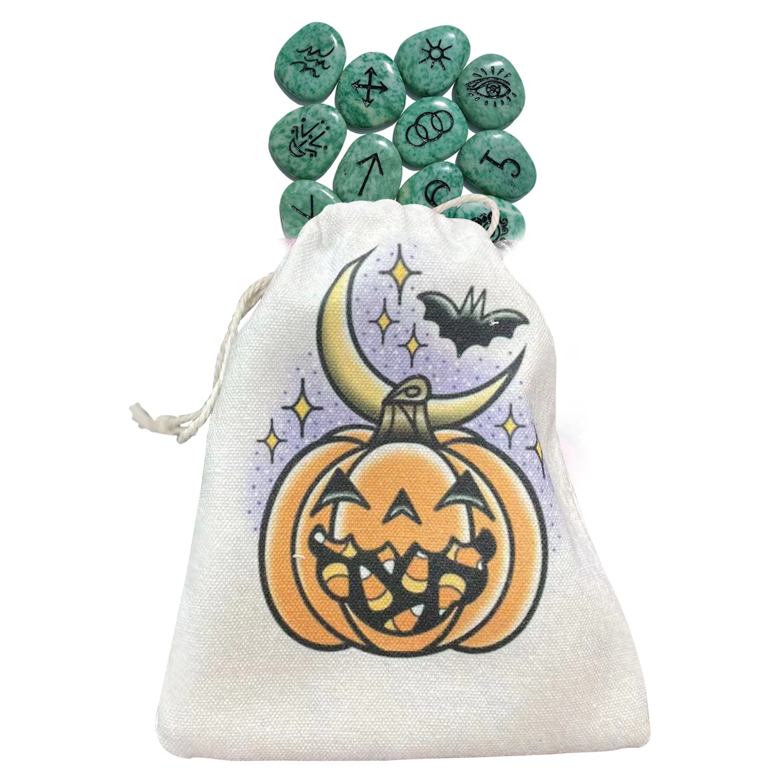 

Tarot Bag Moon Pumpkin Tarot Card Dice Bag Multifunctional Tarot Storage Pouch With Drawstring Tarot Card Holder Bag Jewelry