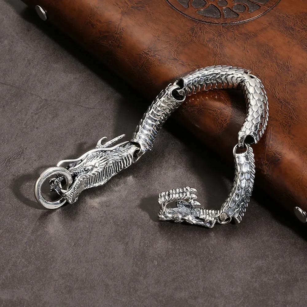 Настоящая твердая цепочка из стерлингового серебра 925 пробы мужская 10 мм