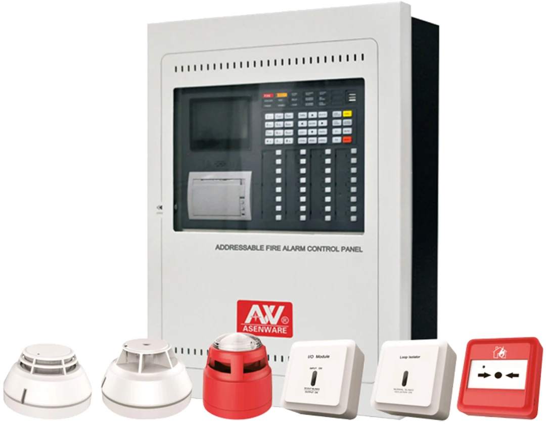 

2 Wire Addressable Fire System fire alarm control panel EN54 LPCB approval