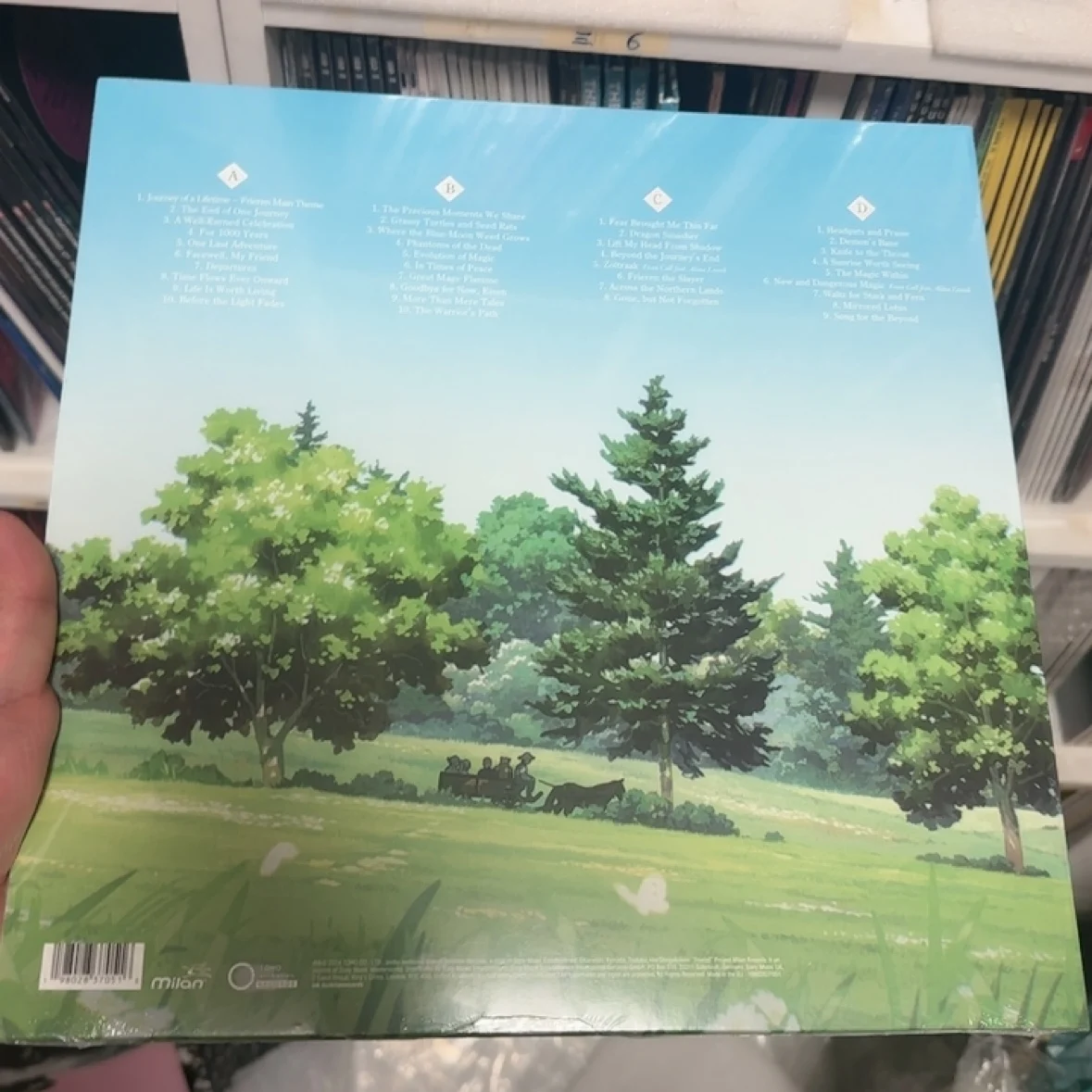 Фото Цветной винил Frieren Beyond Journey's End 2LP, ограниченная серия, аниме OST Splatter Record, быстрая доставка №3
