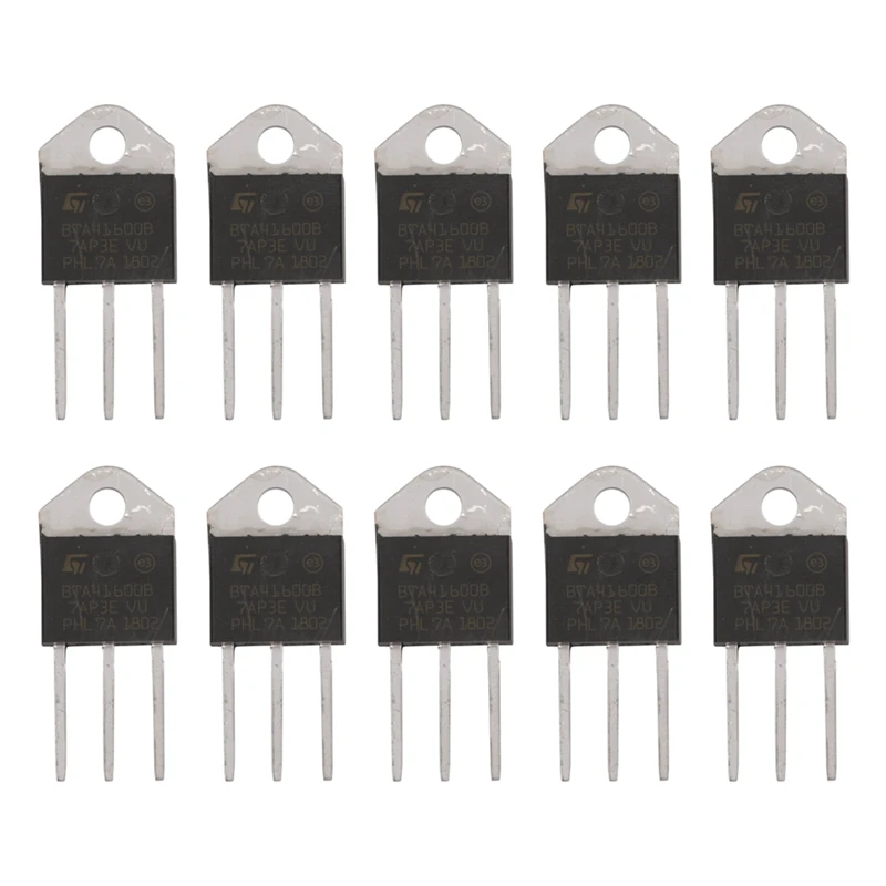 

10X BTA41-600B 600V 40A Silicon Controller Rectifier Standard Triac
