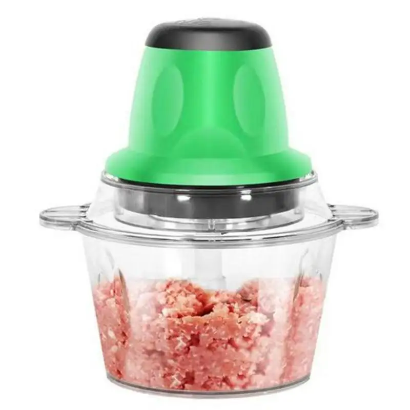 

1pcs Mixer Powerful Meat Grinder Food Processor Electric Minced Meat Minced Food Mixing Shredder Meat Slicer Machine 2l Crusher