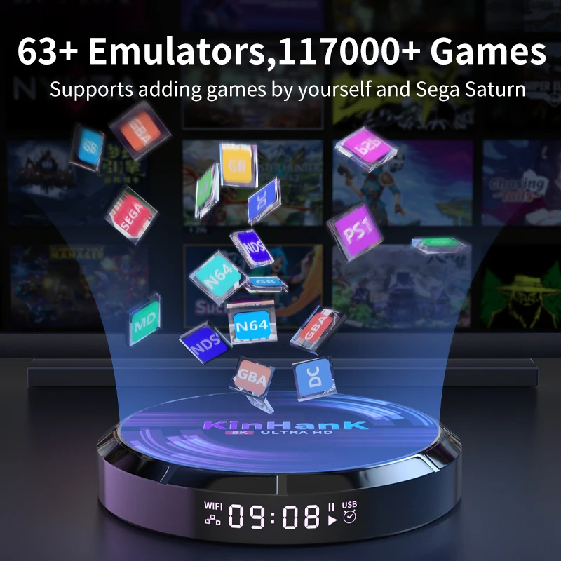 Ретро консоль для видеоигр 4K Wi-Fi супер X Max Android TV Box Игровая приставка с 110000