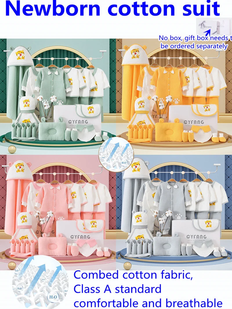 

Bodysuit for Newborns Clothes From Sleepwear Baby Clothing Boy Girl New Born Items 0-6 Month 25/24/22/20-pic Set XB323