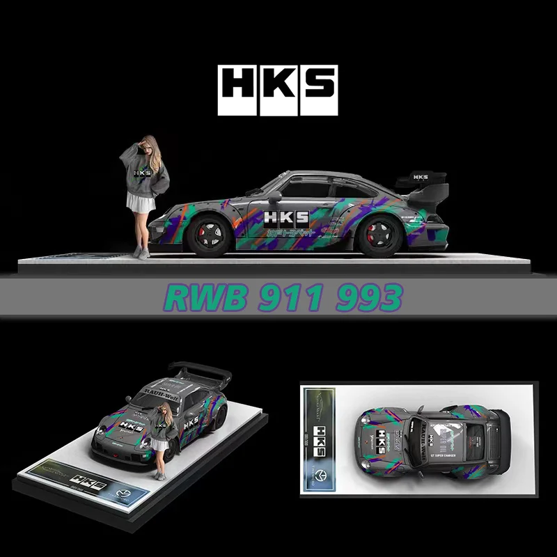 

Time Micro TM 1:64 RWB 911 993 Alloy Diorama Car Model Collection Miniature Carros Toys for children In Stock